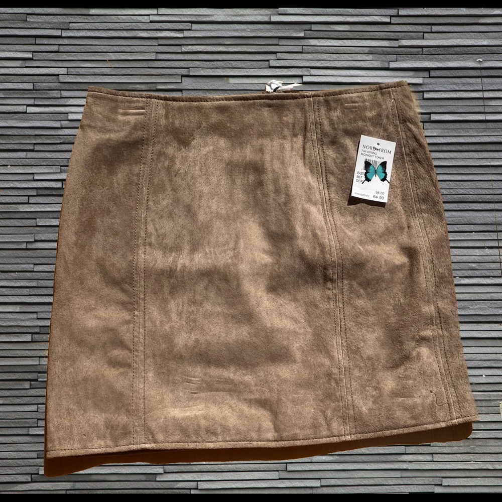 Nordstrom *Mini Suede Skirt -